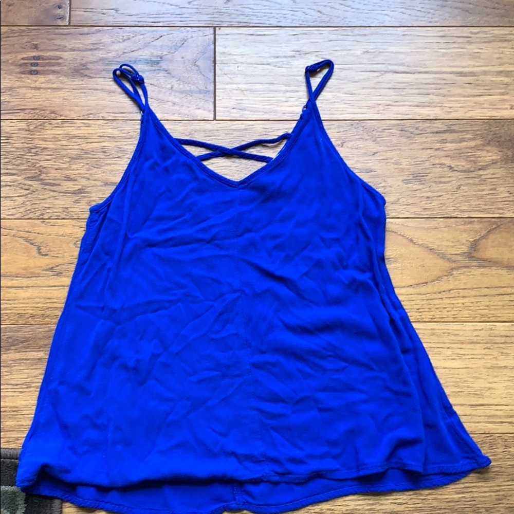 Blue tank top